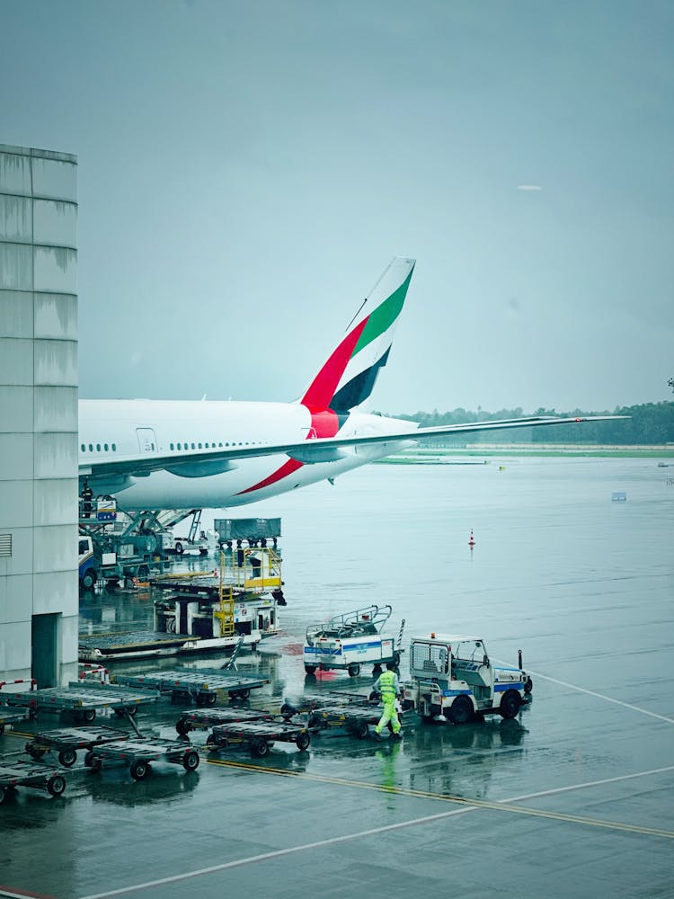 Airplane At Airport 