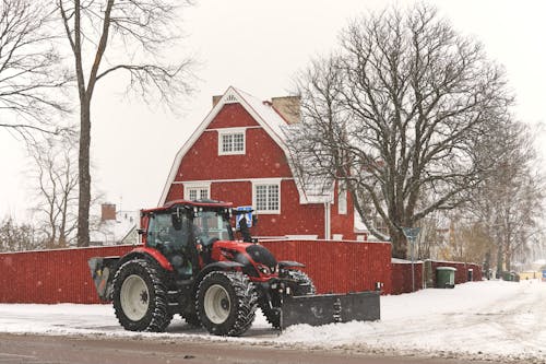 Tractor Shovels Snow