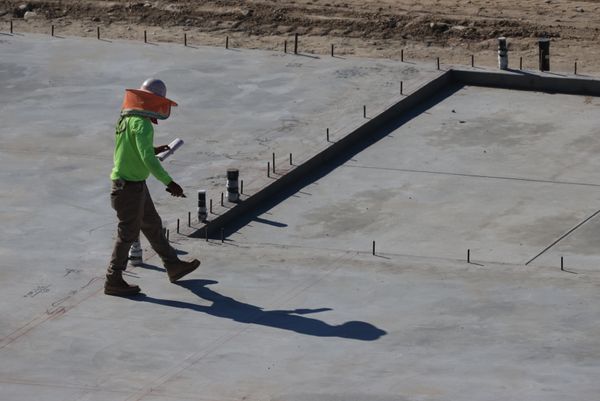 Field inspection on construction site