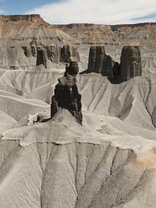 Barren Desert and Rocks