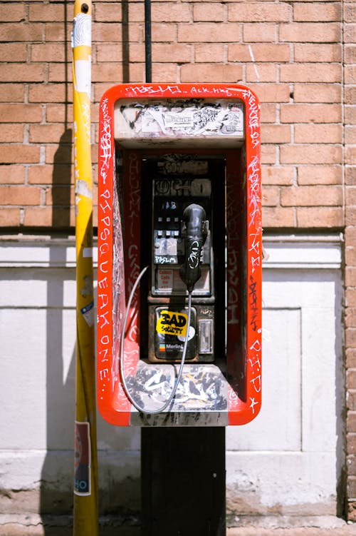 Foto d'estoc gratuïta de abandonat, cabina telefònica, ciutat