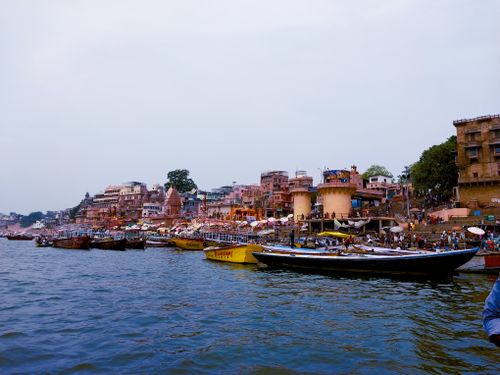 Free stock photo of ganga river, ghat, varanasi Stock Photo