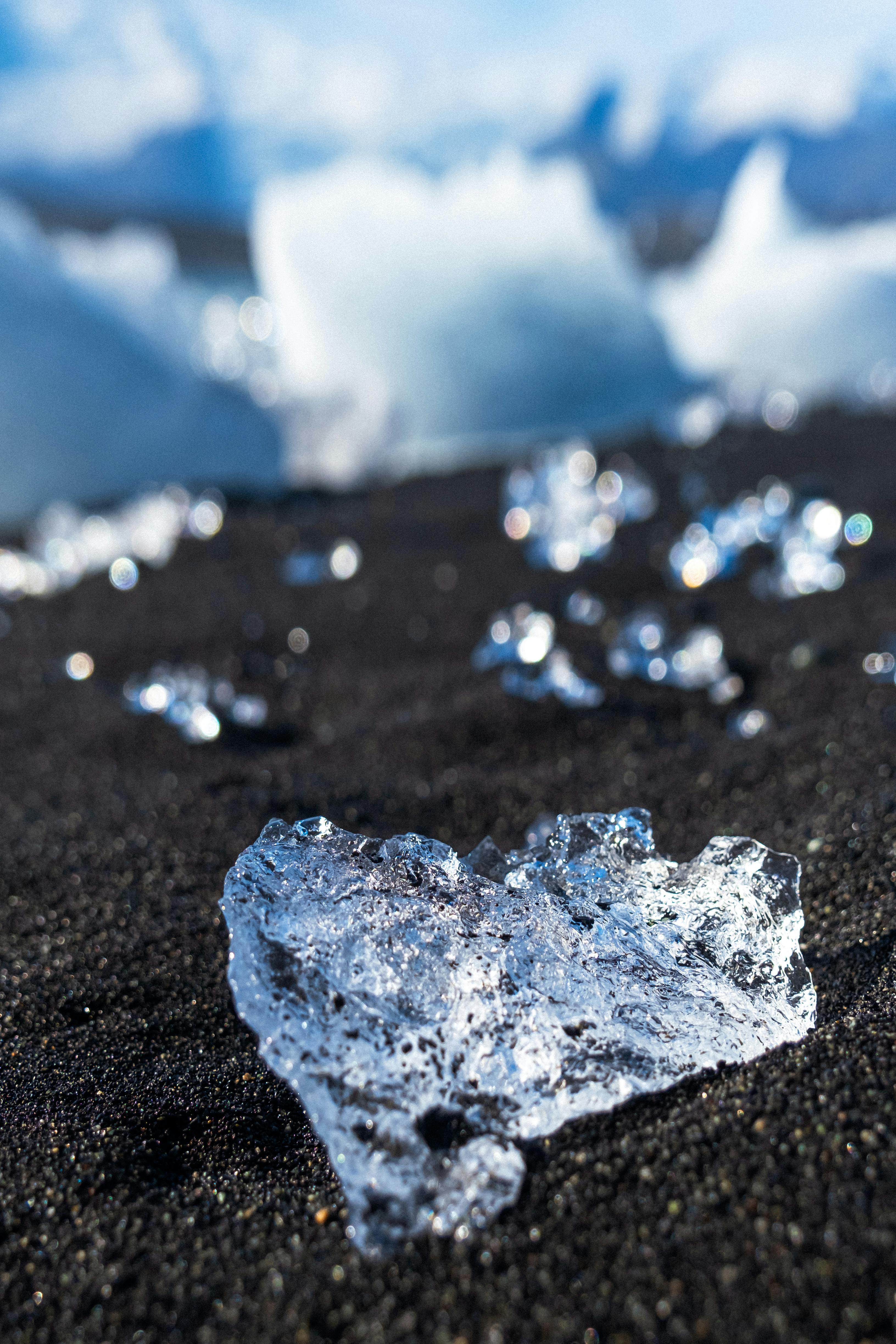 Close-up of Broken Ice · Free Stock Photo
