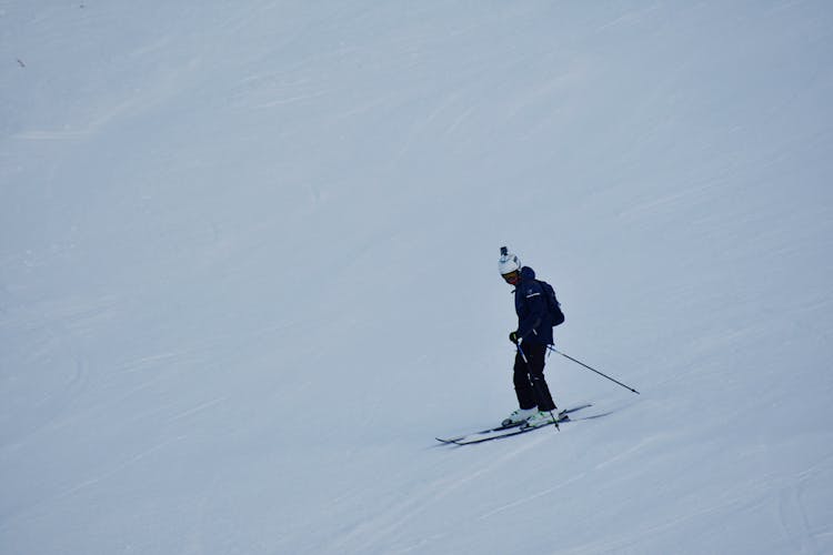 Photo Of Person Skiing