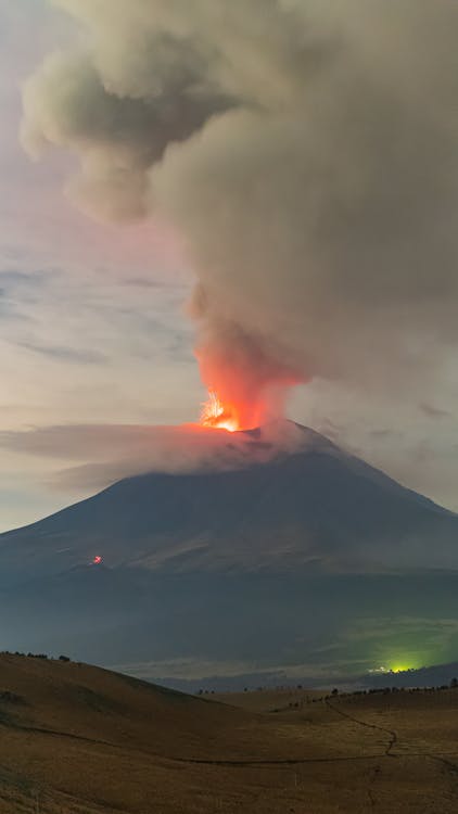 Active Volcano Eruption