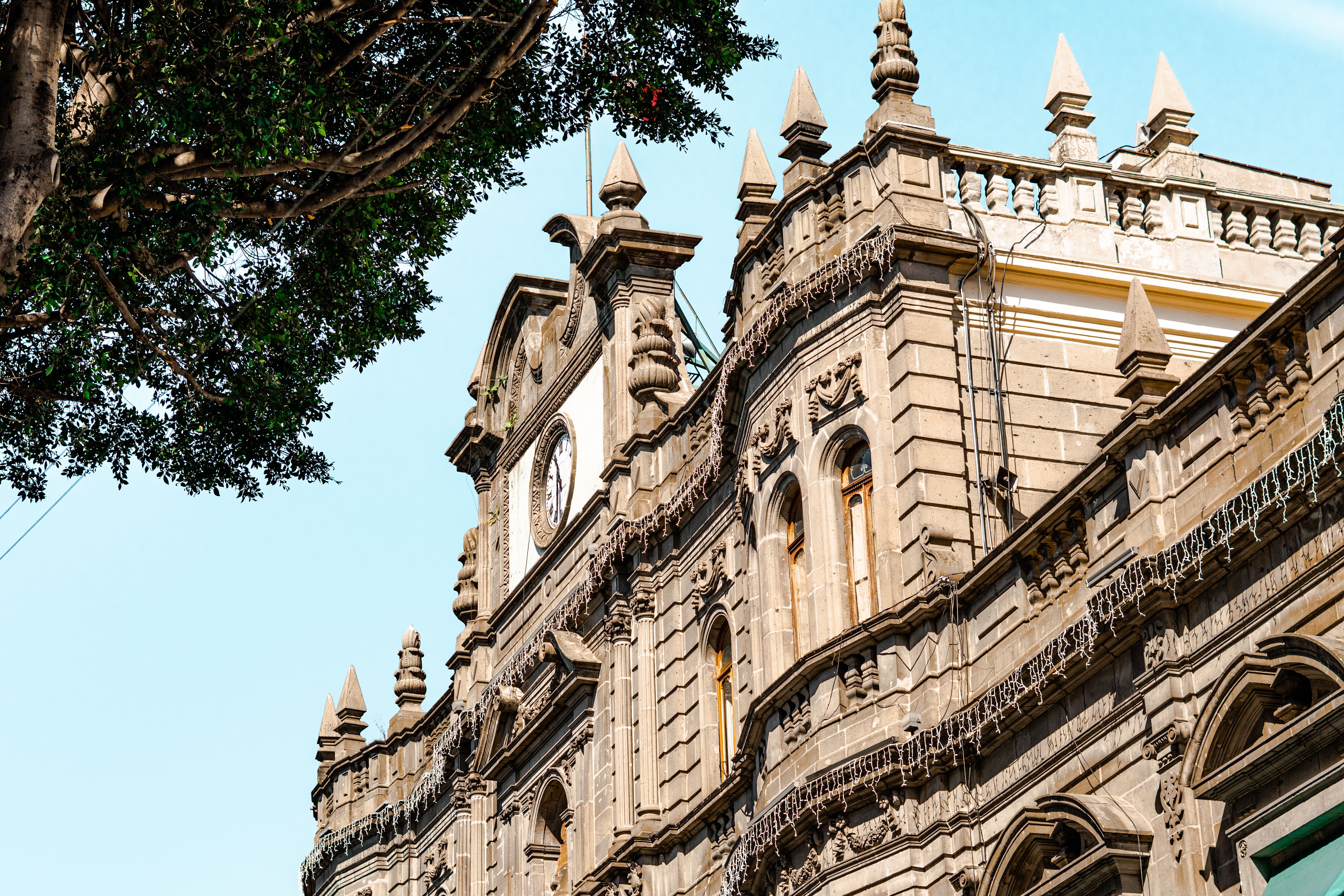Historic architecture and cultural landmarks during guided tour