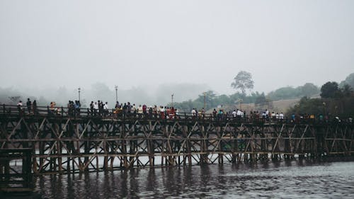 คลังภาพถ่ายฟรี ของ monbridge, กาญจนบุรี, คนเอเชีย