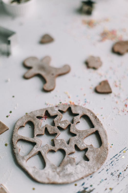 Shallow Focus Photography of Cookie Shapes