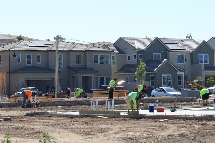 Men Working On Construction Site