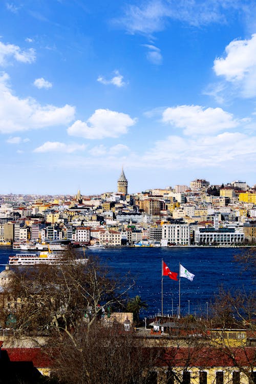Galata Tower over Istanbul Coast