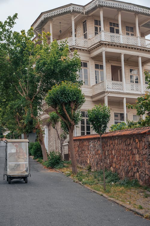 Foto d'estoc gratuïta de arbres, carrer, carreró