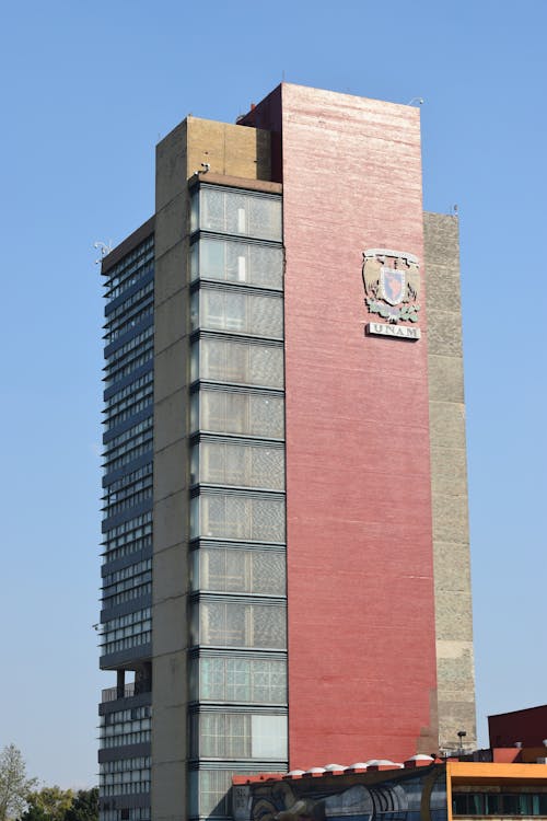 Building in UNAM University in Mexico City