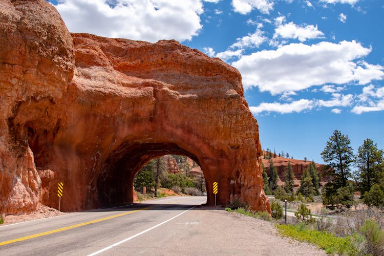 Red Canyon Tunnel In Utah 