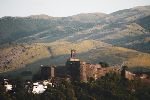 Kostnadsfri bild av albanien, befästning, drönarbilder