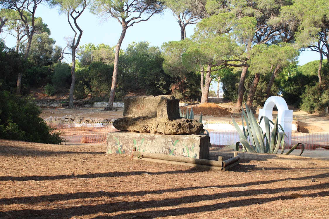 patio del pozo en el parque de las Canteras