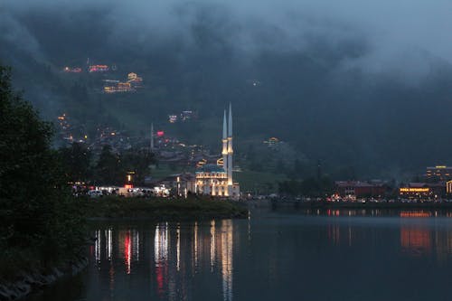 Mosque and Lake