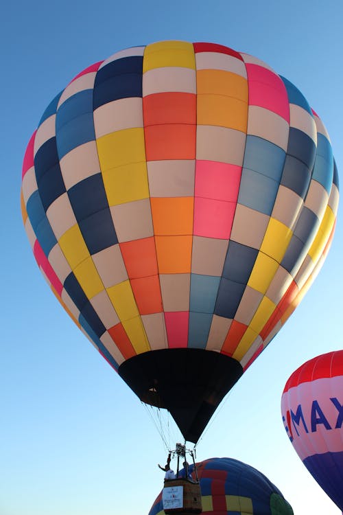 Colorful Hot Air Balloon on Sky