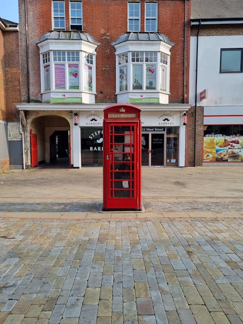 Telephone Booth on a Street