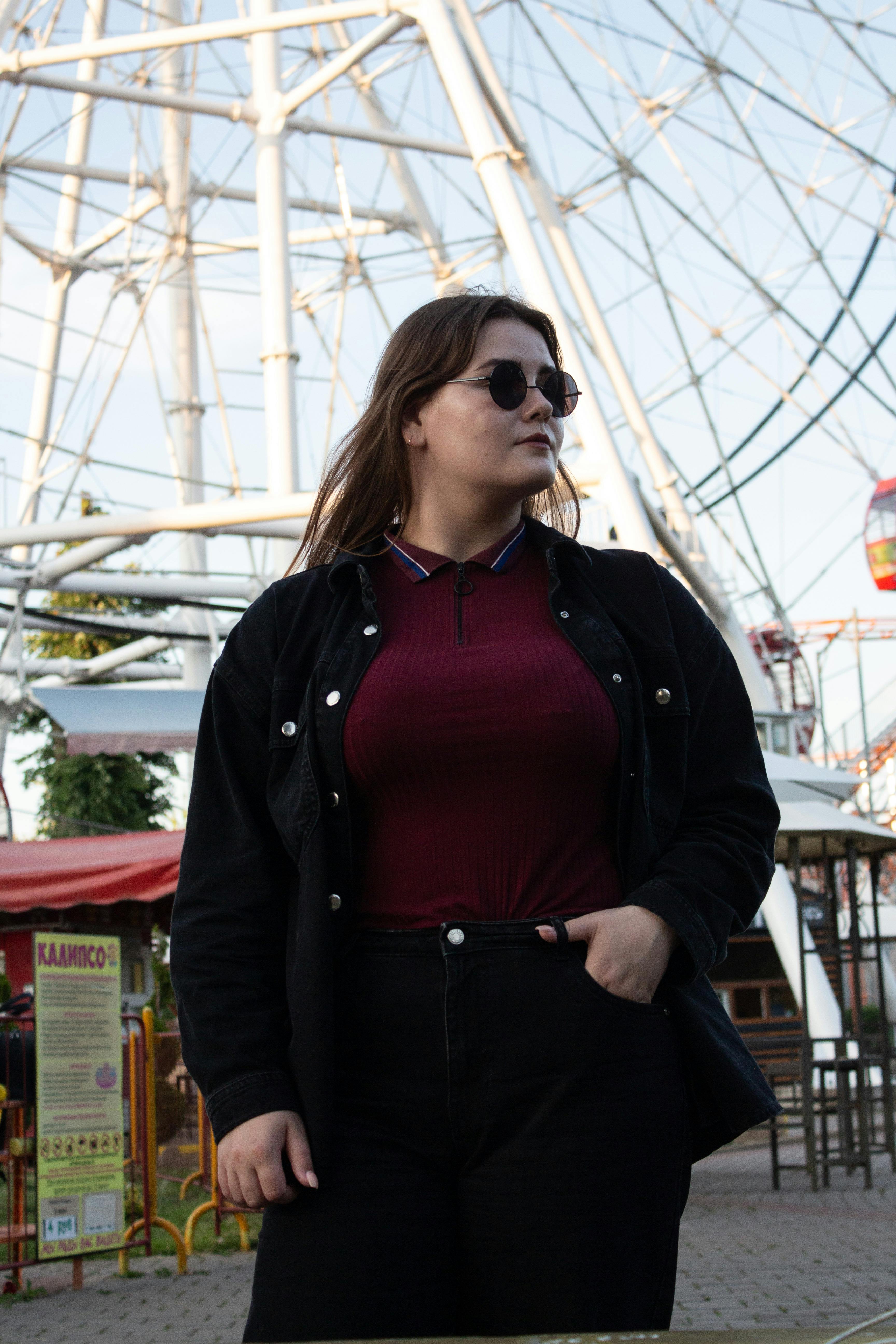 Plus size sale polaroid jacket