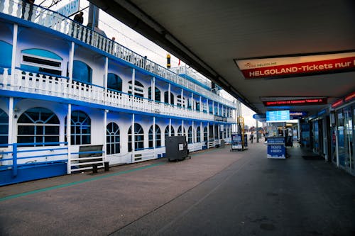 Ship in Port in Hamburg, Germany