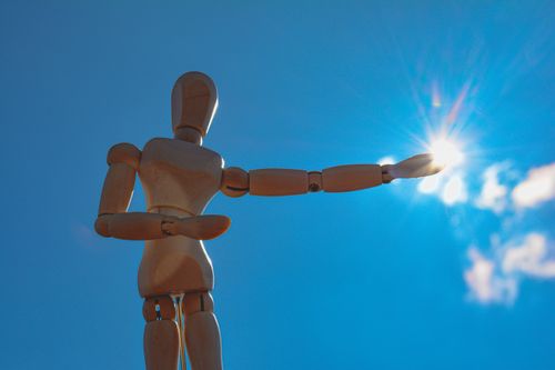 Free Light in Hand Stock Photo