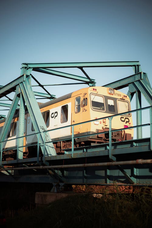 Train on Iron Bridge