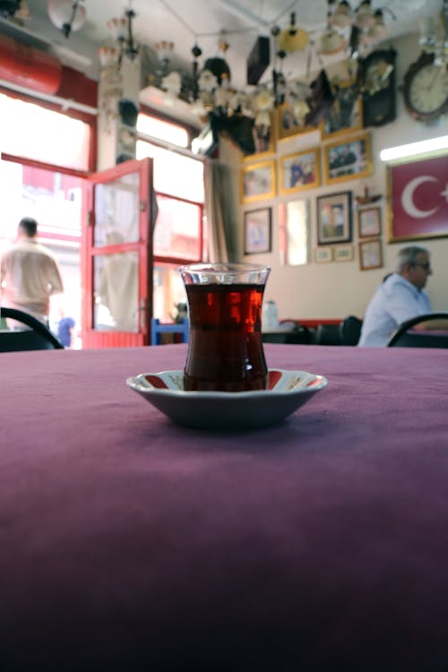 Glass of Traditional Turkish Tea