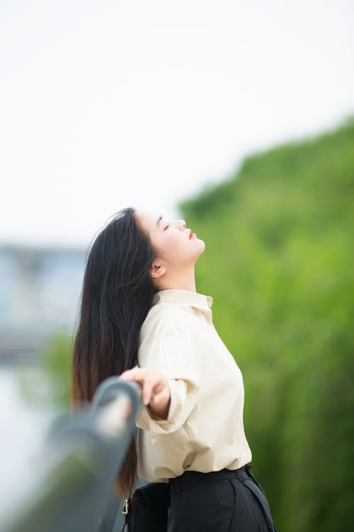 Portrait of a Woman with her Eyes Closed