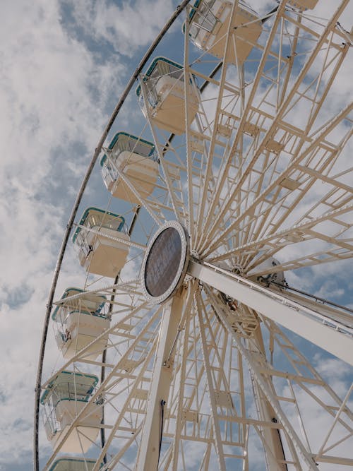 Low Angle Shot of Ferris Wheel