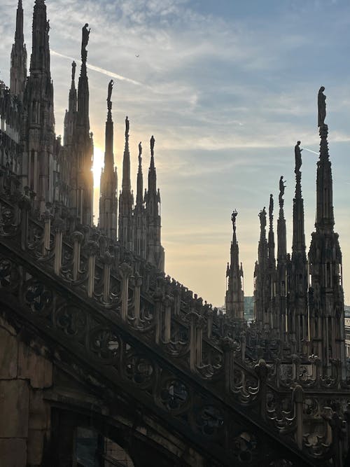 View from the top of Duomo di Milano