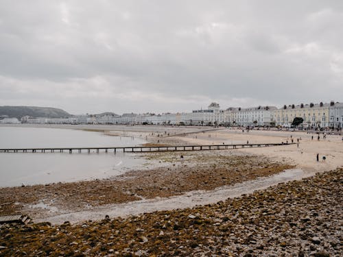 Clouds over Sea Shore in Llandudno