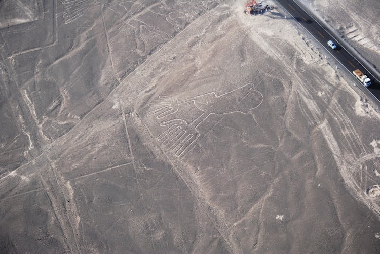 Nazca Lines Near Road