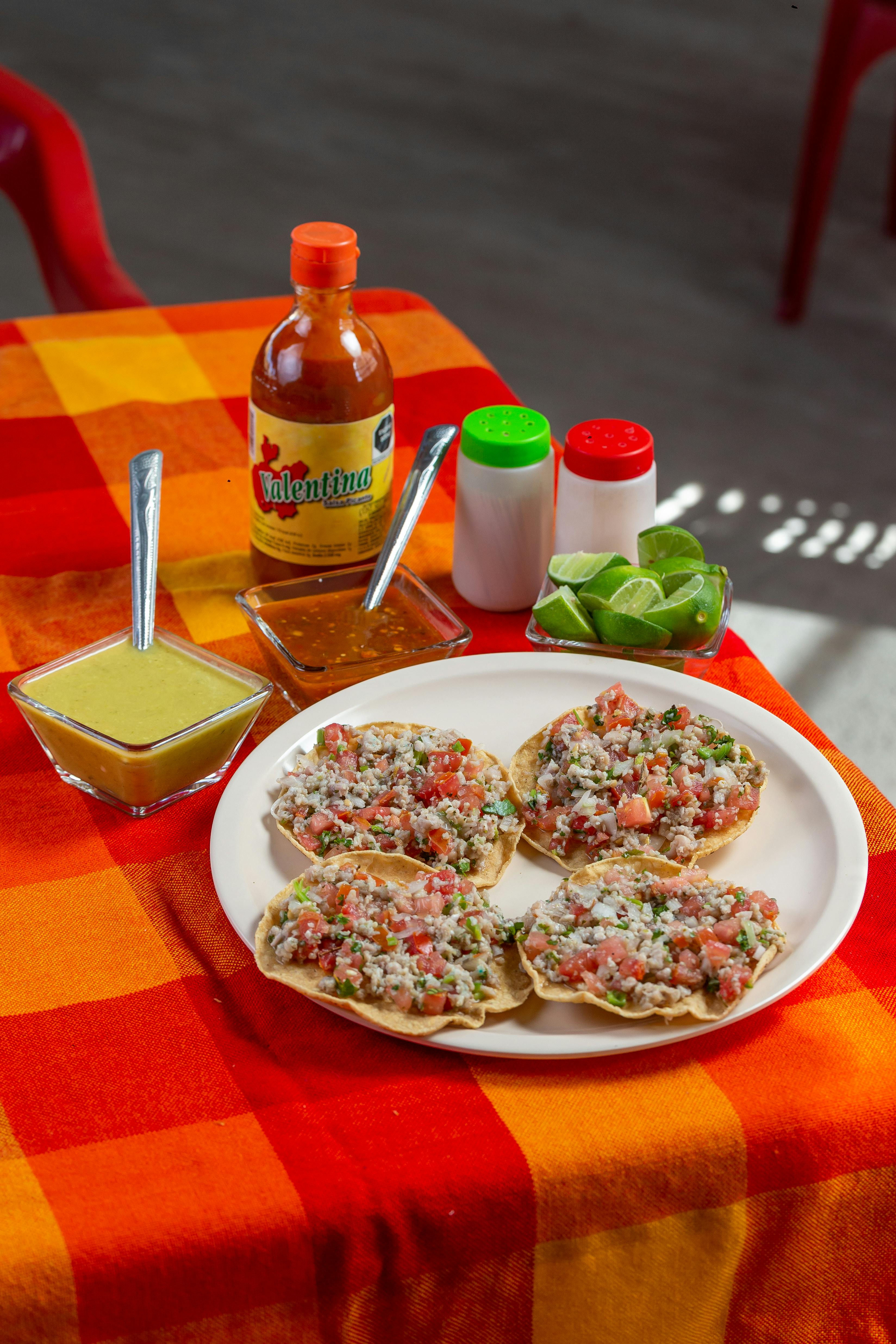 Homemade Tortillas Served on a Plate · Free Stock Photo