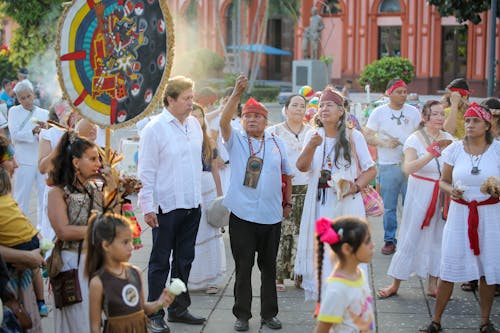 Group of People on a Parade