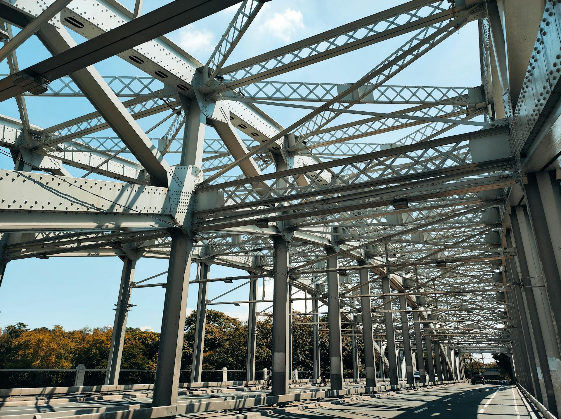 A Steel Construction on the Bridge