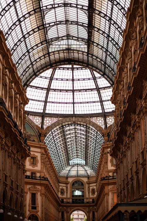 Imagine de stoc gratuită din călătorie, fotografiere verticală, galleria vittorio emanuele al ii-lea