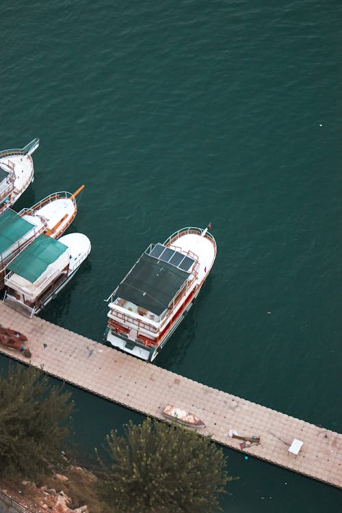 Boats Moored to the Pier 