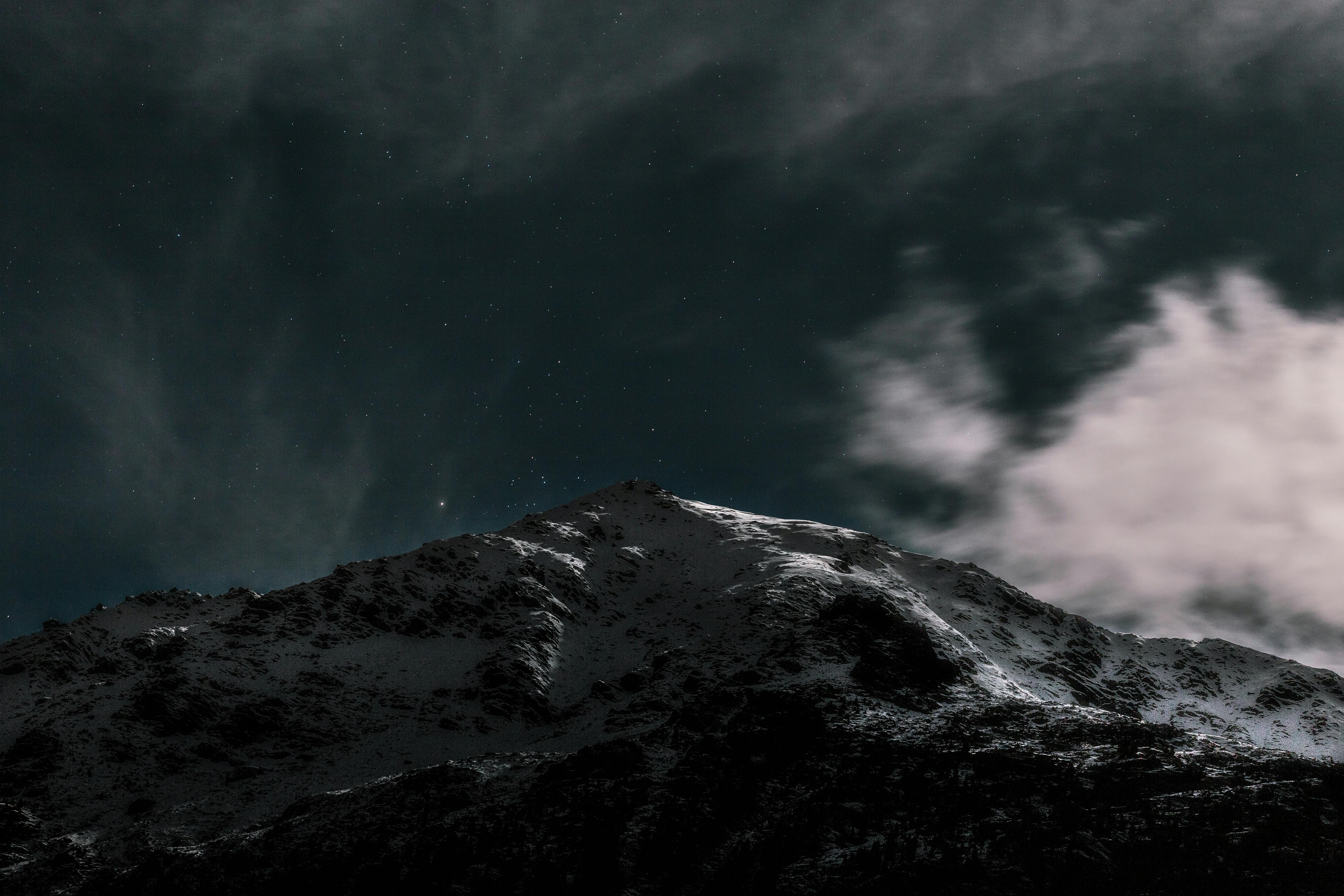 Mountain Covered With Snow · Free Stock Photo