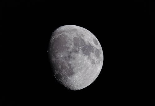 Moon in Black and White