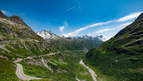 Fotos de stock gratuitas de Alpes, carretera, cordillera