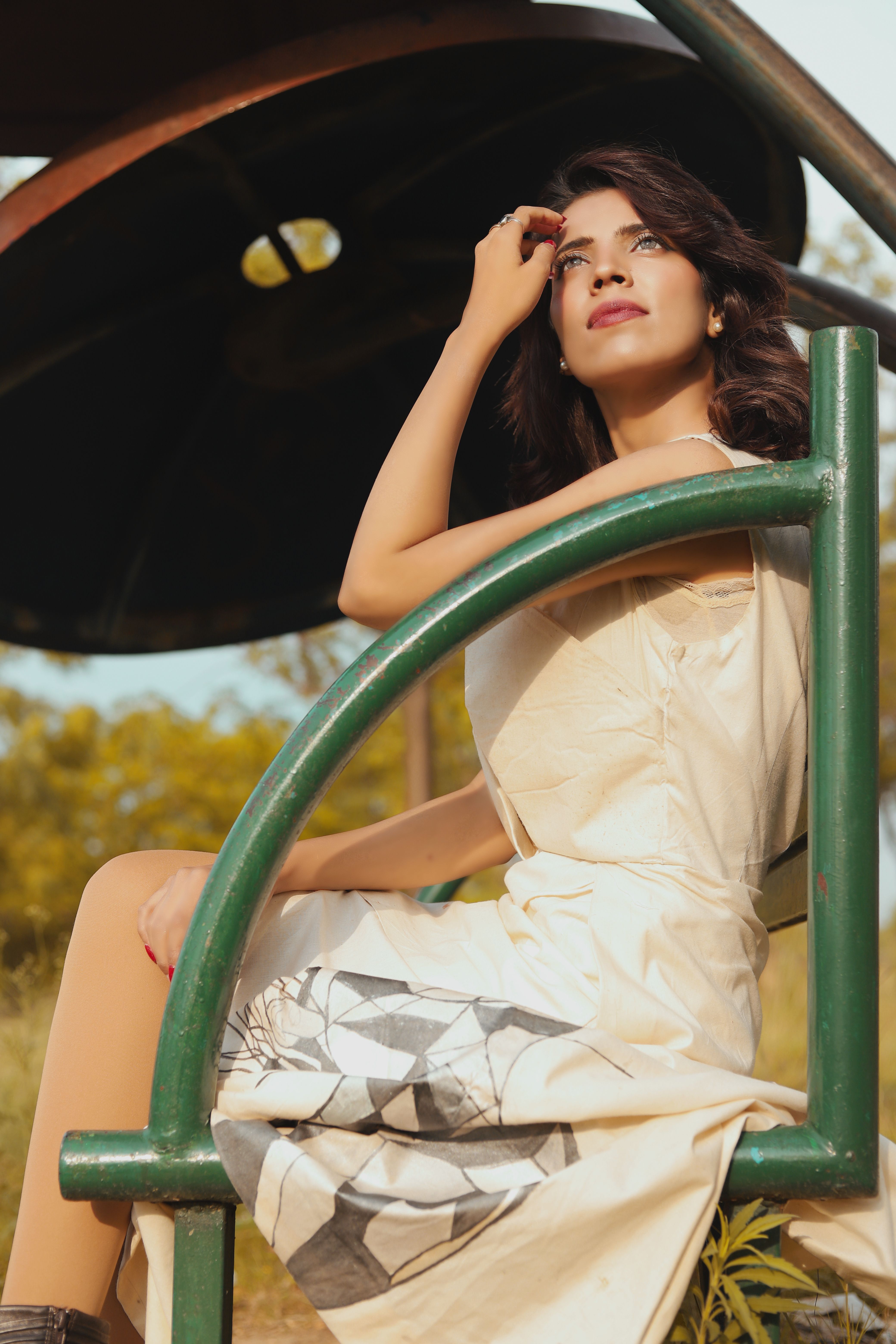 Fashion photography background with vibrant color and style