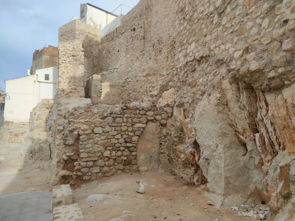 lienzo de la muralla de Martos y torre Almedina