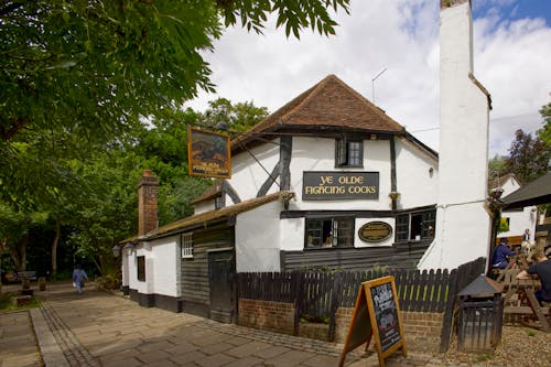 The white house pub in the village of the village