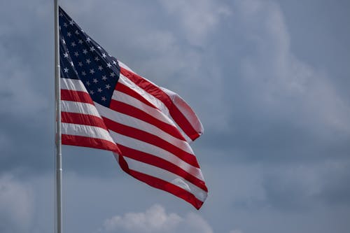 Waving US Flag