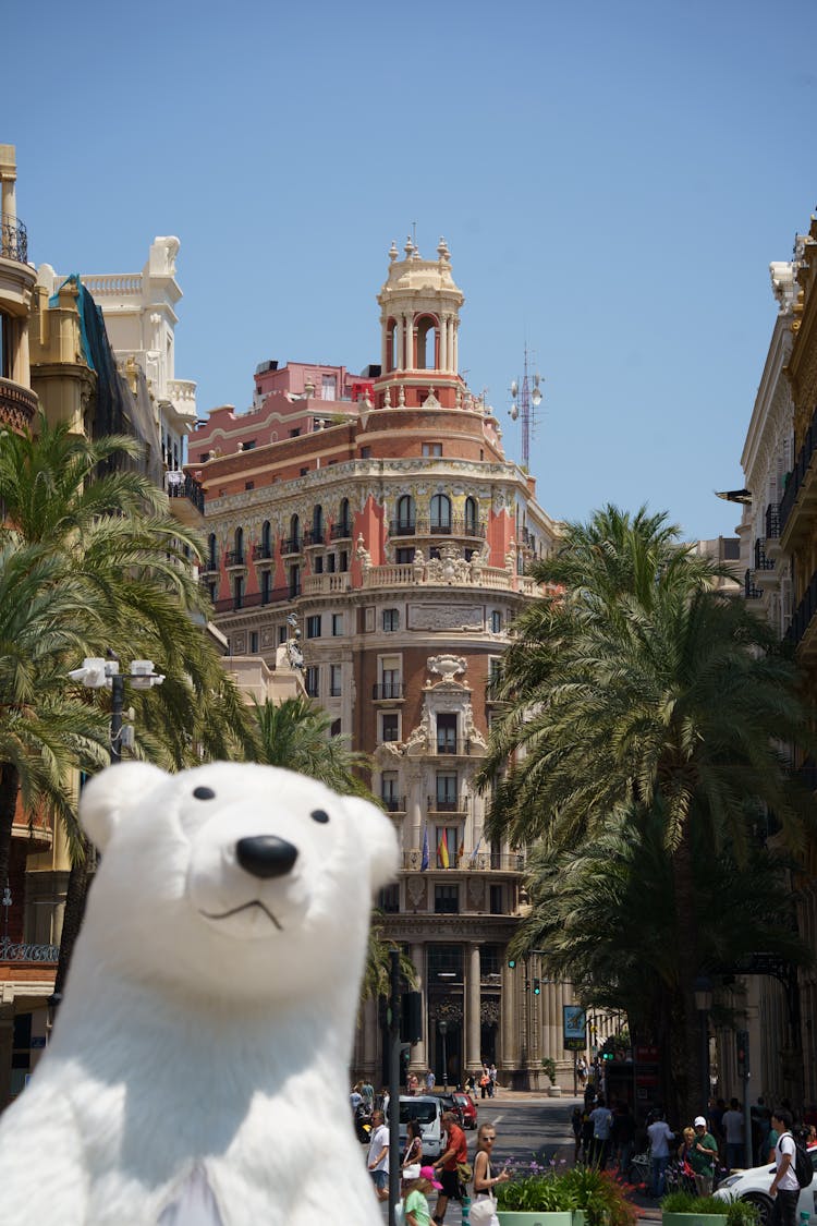 Building Behind Bear In Valencia