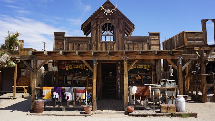 Pioneertown Corrals, A Historical Campground In California, United States 