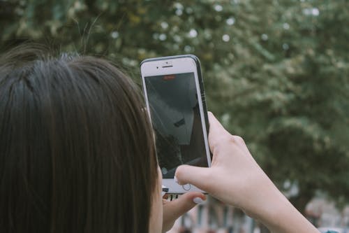 Woman Using a Smart Phone 