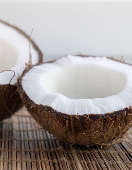 Close up of Coconut Halves
