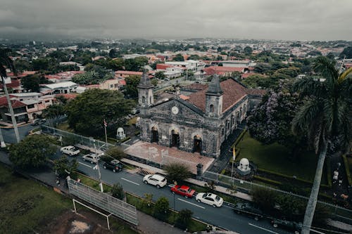 Ingyenes stockfotó costa rica, épület külseje, légi fotózás témában