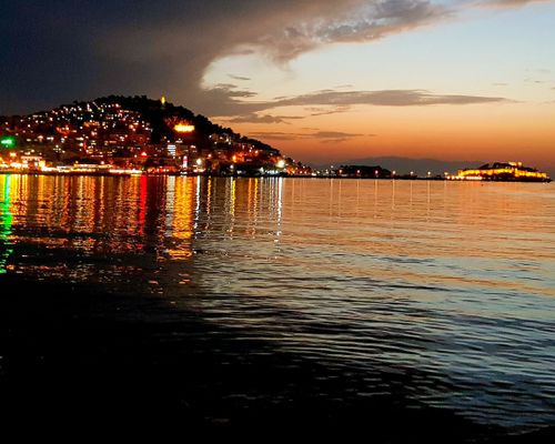 Free kuşadası city centre Stock Photo